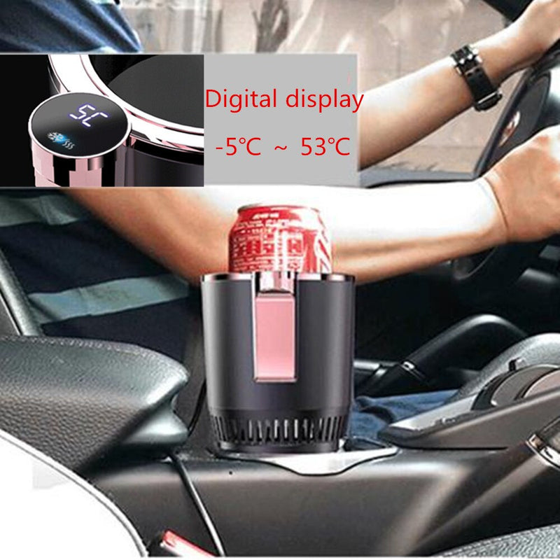 Car Office Cup Warmer Cooler Smart Car Cup Mug Holder - GadiGadPlus.com