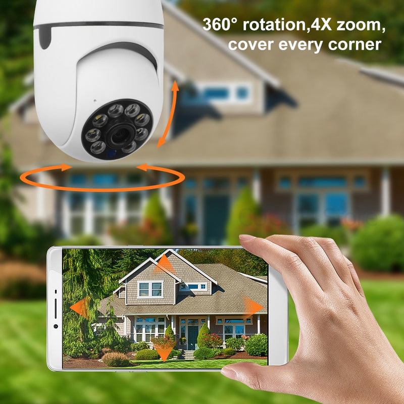 360 Rotate Auto Tracking Panoramic Camera - GadiGadPlus.com