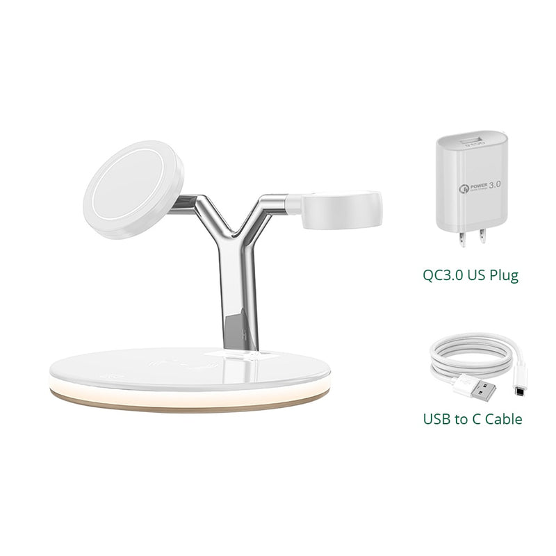 3 In 1 Wireless Chiger for iPhone   iWatch Air pods - GadiGadPlus.com