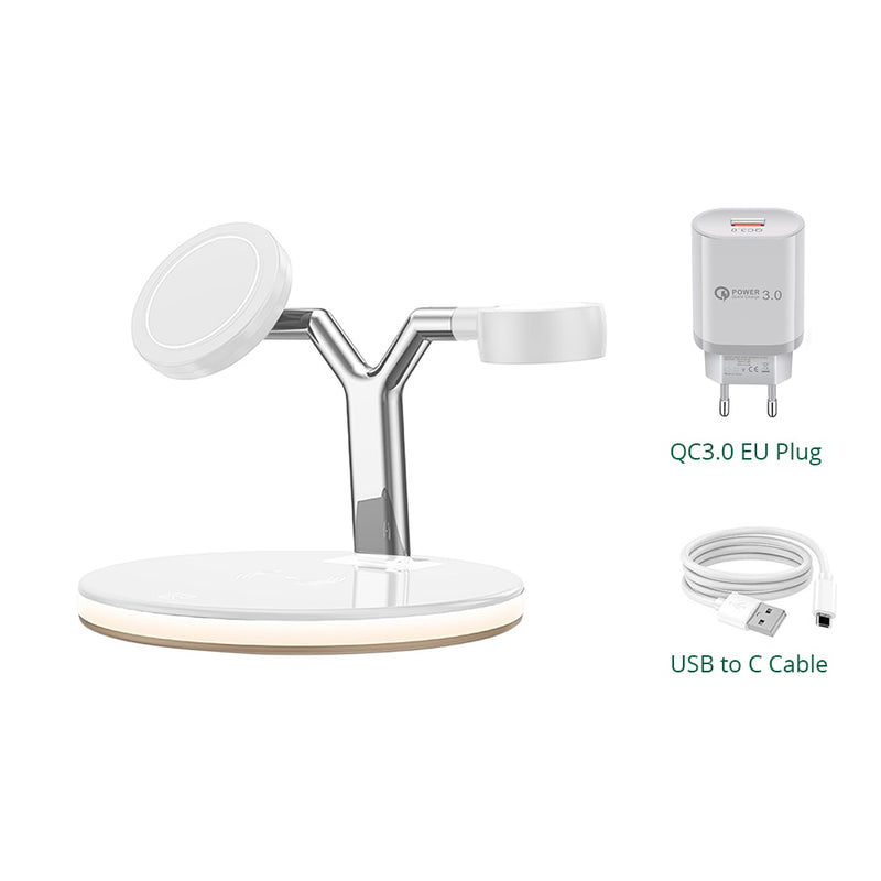 3 In 1 Wireless Chiger for iPhone   iWatch Air pods - GadiGadPlus.com