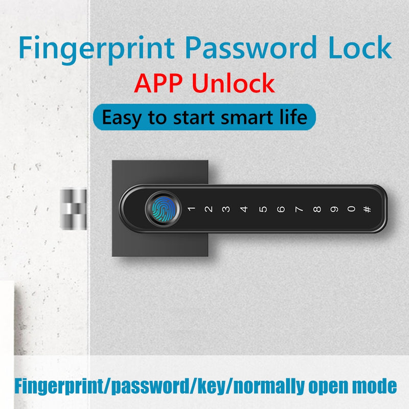 Smart Lock Fingerprint Password Household Locks - GadiGadPlus.com