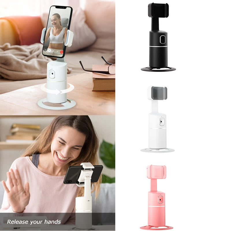 TRIPOD 360 ROTATION LIVE SMART FACE TRACKING - GadiGadPlus.com