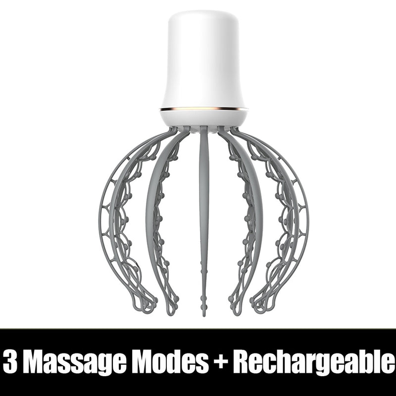 Electric Octopus Claw Scalp Massager Hands Free - GadiGadPlus.com