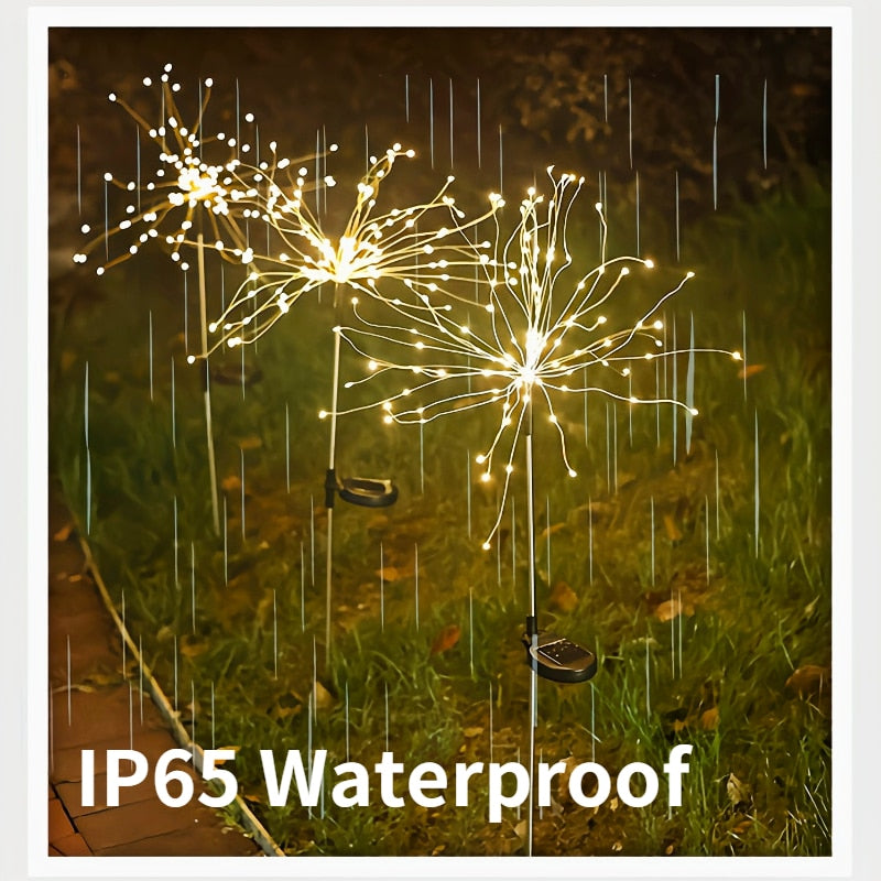 Outdoor Solar Lights LED Fireworks Light - GadiGadPlus.com