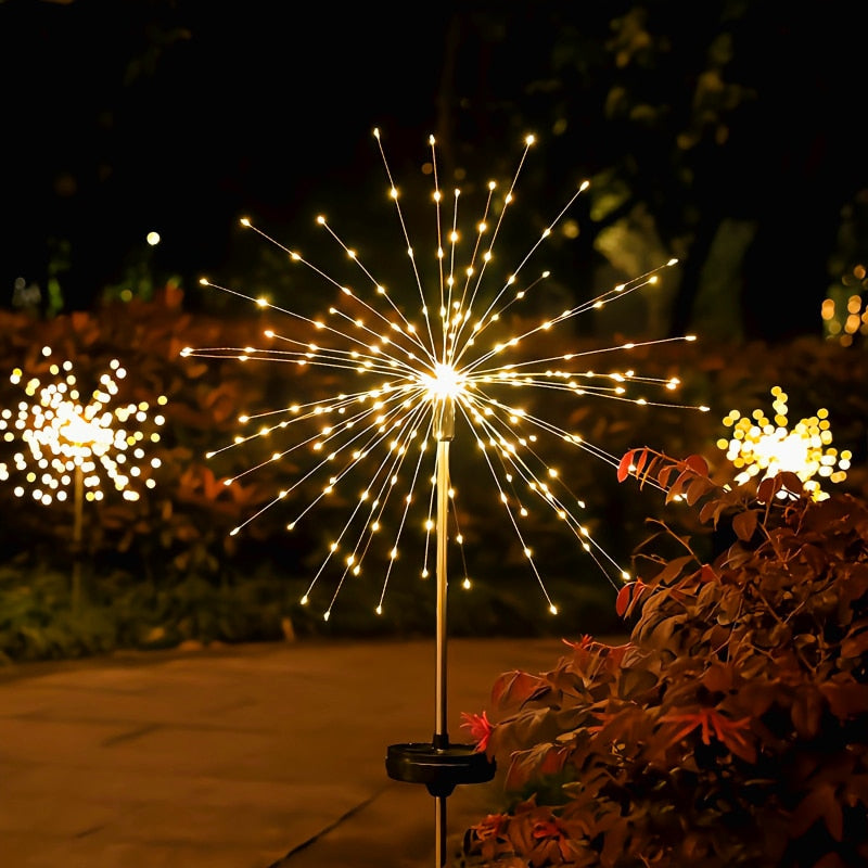 Outdoor Solar Lights LED Fireworks Light - GadiGadPlus.com