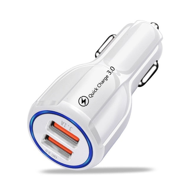 Car USB Fast Mobile Phone Charger - GadiGadPlus.com