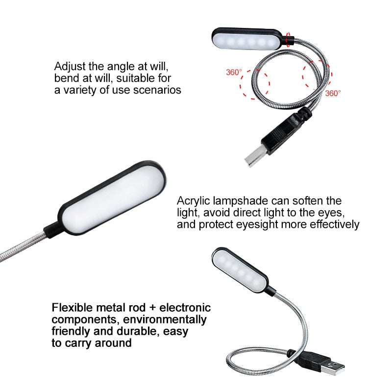 USB LED Mini Flexible Lamp - GadiGadPlus.com