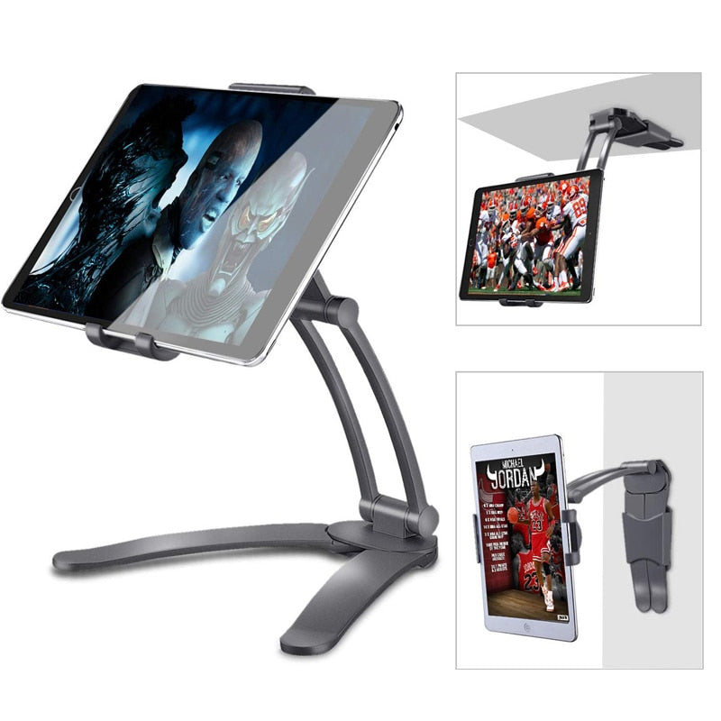 Tablet Stand Wall Desk Tablet Mount Holder - GadiGadPlus.com
