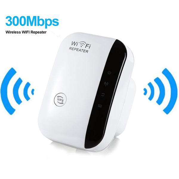 Wireless 300Mbps Wi-Fi 802.11 AP Wifi Range Router Repeater Extender Booster Easy for Installation - GadiGadPlus.com