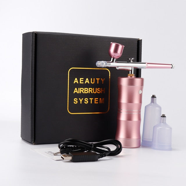 Mini Airbrush Compressor Set Air Brush Sprayer Gun - GadiGadPlus.com