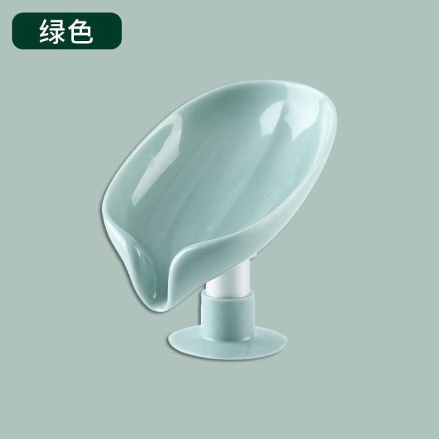 Leaf Shape Soap Box Drain Soap Holder - GadiGadPlus.com