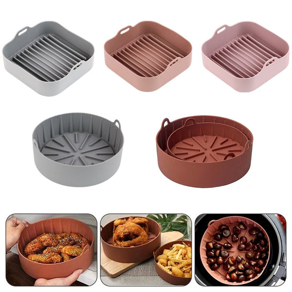 Air Fryer Accessories Baking Tools Reusable Silicone - GadiGadPlus.com