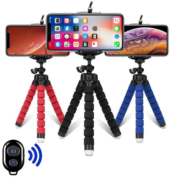 Tripods tripod for phone Mobile camera holder Clip smartphone - GadiGadPlus.com