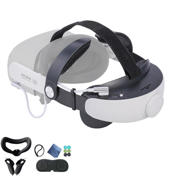 VR- Head Strap with Battery Pack Halo Strap Case Replacement Power Bank - GadiGadPlus.com