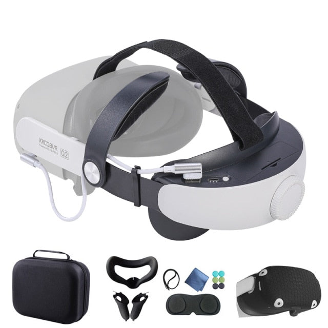 VR- Head Strap with Battery Pack Halo Strap Case Replacement Power Bank - GadiGadPlus.com