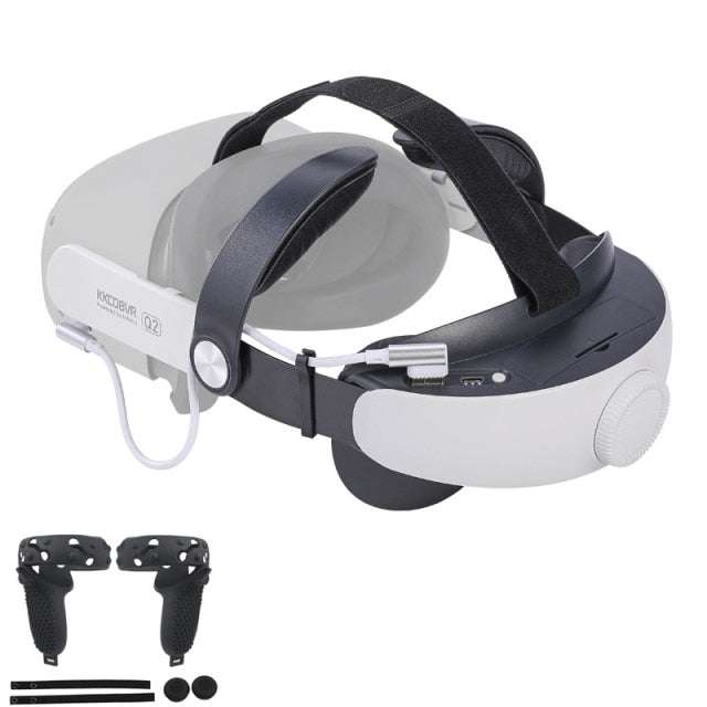 VR- Head Strap with Battery Pack Halo Strap Case Replacement Power Bank - GadiGadPlus.com