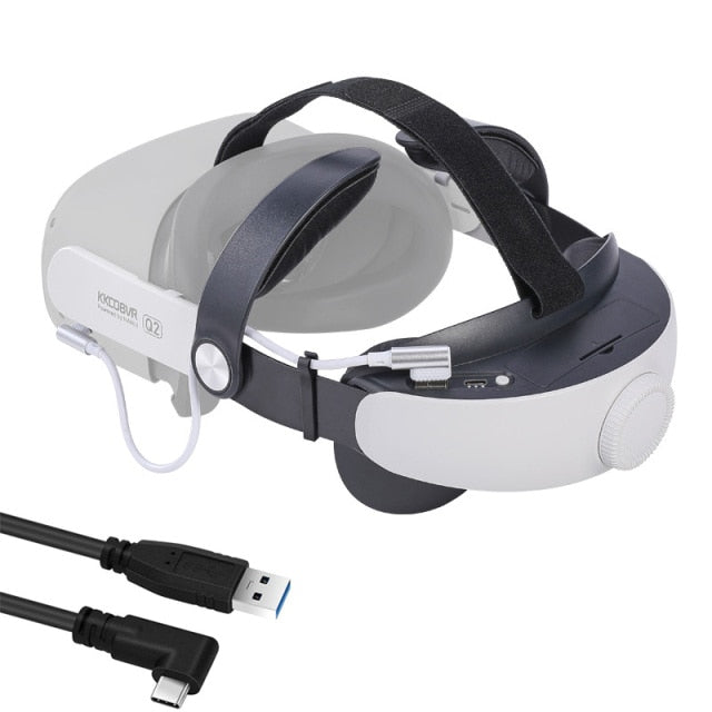 VR- Head Strap with Battery Pack Halo Strap Case Replacement Power Bank - GadiGadPlus.com