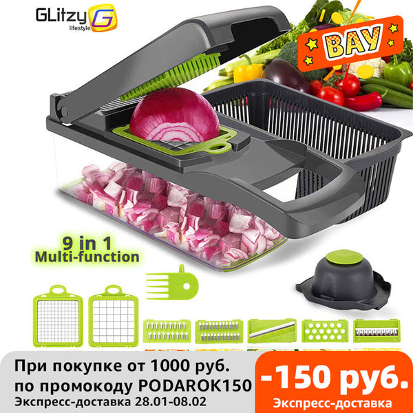 Vegetable Cutter  Dicing Blades Slicer Shredder - GadiGadPlus.com